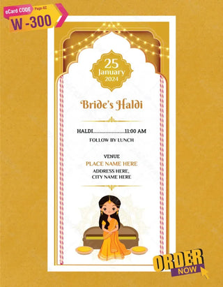 Multiple Event Wedding Invitation 