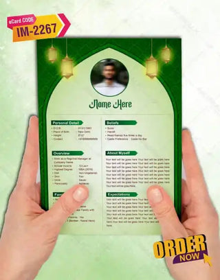 Muslim Marriage Biodata