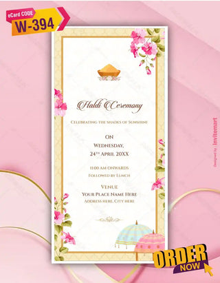 Multi Page Wedding Invitation Pdf Cards 