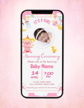 Naming Ceremony Invitation Templates 