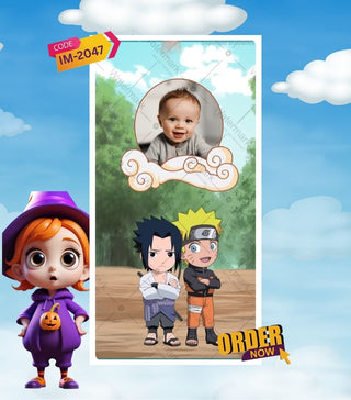 Naruto Theme Birthday Digital Video Invitation