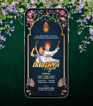 Navratri Dandiya Invitation Video 