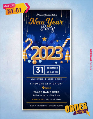 New Year Invitations 