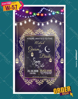 Nikah Invitation Card