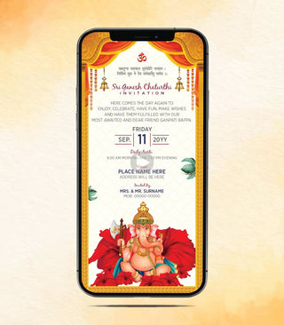 Online Ganpati Invitation Video