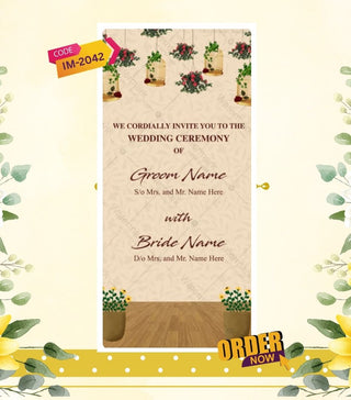 Online Caricature Wedding Video Invite Templates  
