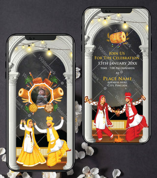 Online Lohri Invitation Video