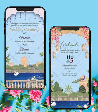 Online Wedding Invitation Video Templates