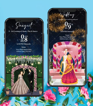 Online Wedding Invitation Video Templates