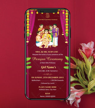 Parojan Ceremony Invitation Video