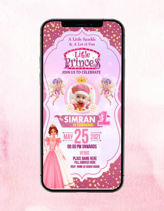 Princess Birthday Invitation Templates 