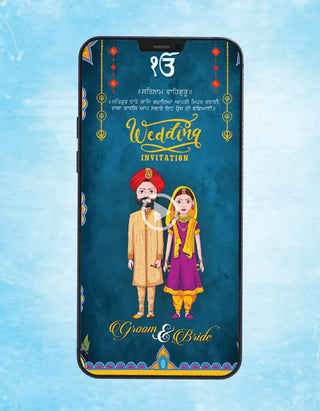 Punjabi Wedding Invitation Video