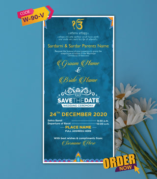 Punjabi Wedding Invitation Video