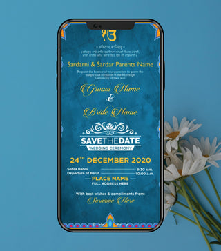 Punjabi Wedding Invitation Video