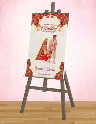 Punjabi Wedding Sign Board Design