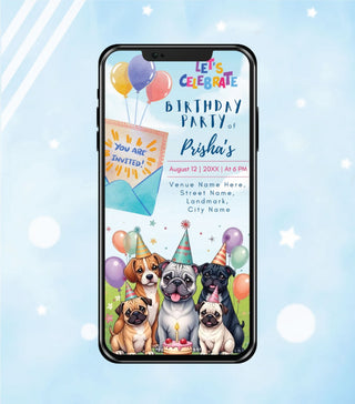 Puppy Party Invitation