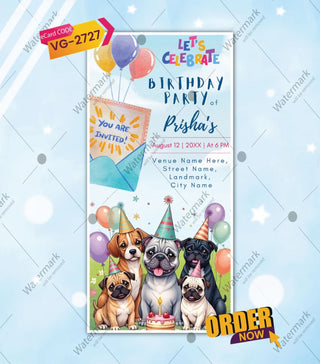 Puppy Party Invitation