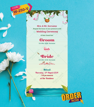 Radha Krishna Theme Wedding Invitation Video