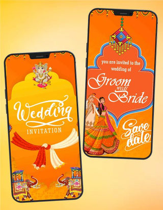 Rajasthani Wedding Invitation Card