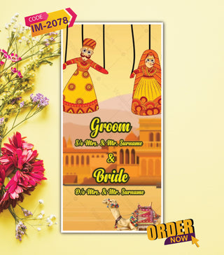 Rajasthani Marwadi Wedding Invitation Video