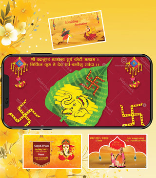 Rajasthani Marwari Style Wedding Invitation Video