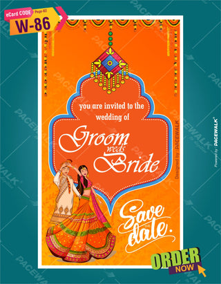 Rajasthani Wedding Invitation Card