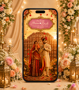Rajasthani Wedding Invitation Video