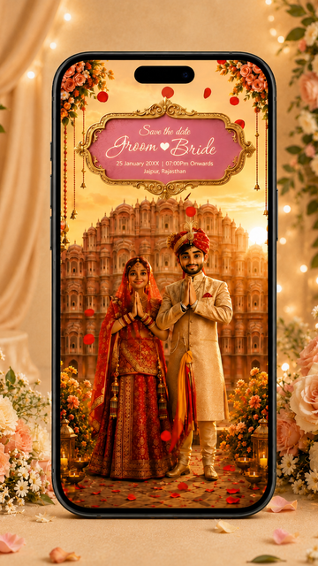 Rajasthani Wedding Invitation Video