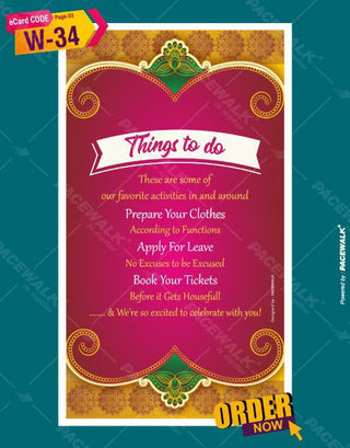 Rajasthani Wedding Invitation eCard 