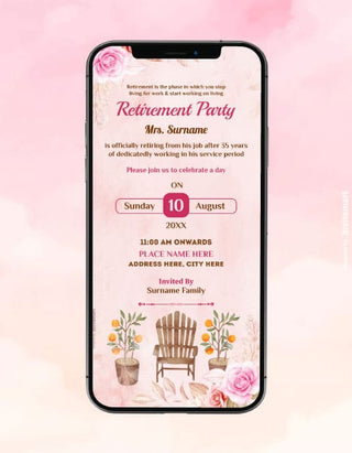 Retirement Invitation 