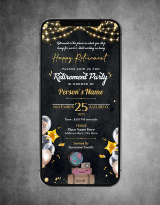 Retirement Party Invitation