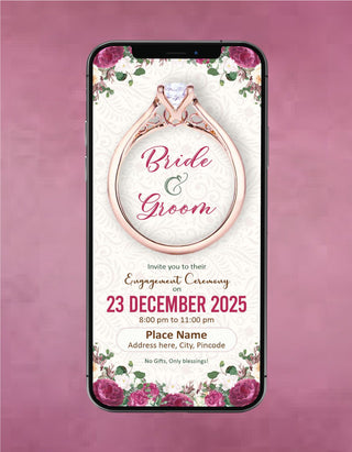 Ring Ceremony E invite 