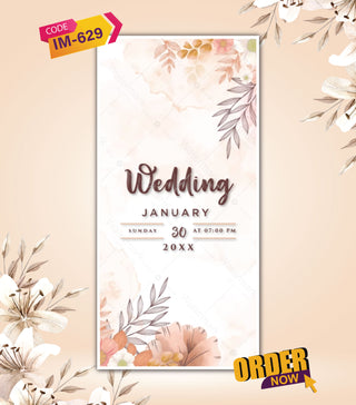 Romantic Save the Date Wedding Invitation Video