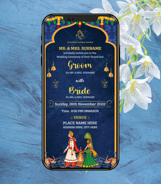 Royal Elephant Theme Wedding Invitation Video