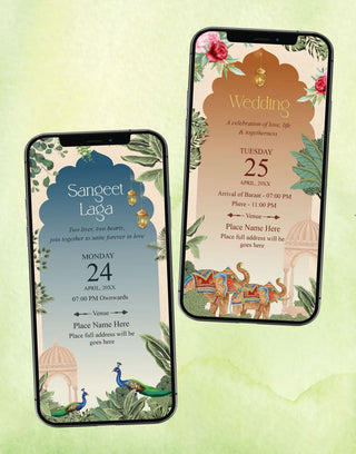 Royal Indian Wedding Invitation PDF