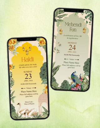 Royal Indian Wedding Invitation PDF