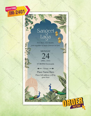 Royal Indian Wedding Invitation PDF