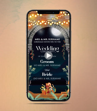 Royal Mughal Theme Wedding Invitation Video