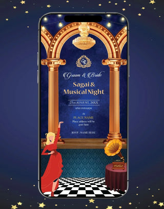 Sagai and Musical Night Invitation 