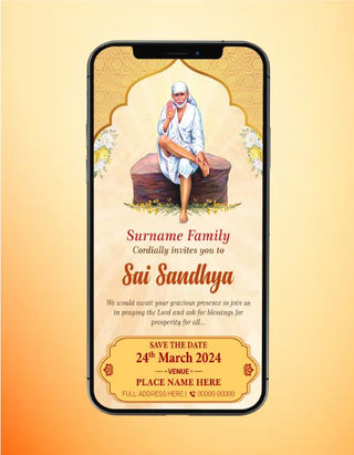 Sai Sandhya Invitation