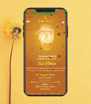 Sai Kirtan Invitation Video