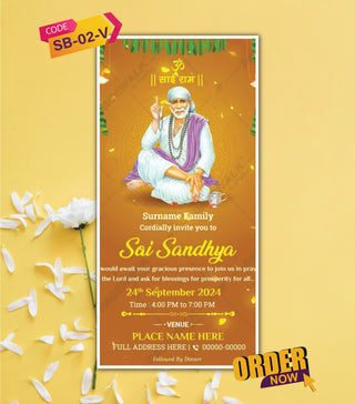 Sai Pooja Invitation Video