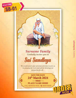 Sai Sandhya Invitation