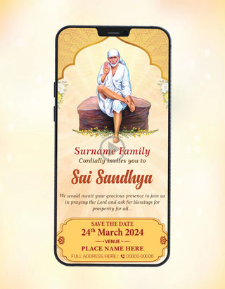 Sai Sandhya Invitation Video 