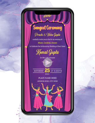 Sangeet Ceremony Invitation Video