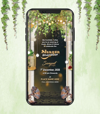 Sangeet Night Invitation Video