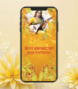 Saraswati Puja Invitation Video