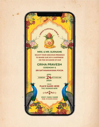 Satyanarayan Puja Invitation