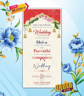 Shiv Parvati Wedding Invitation Video