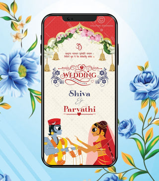 Shiv Parvati Wedding Invitation Video